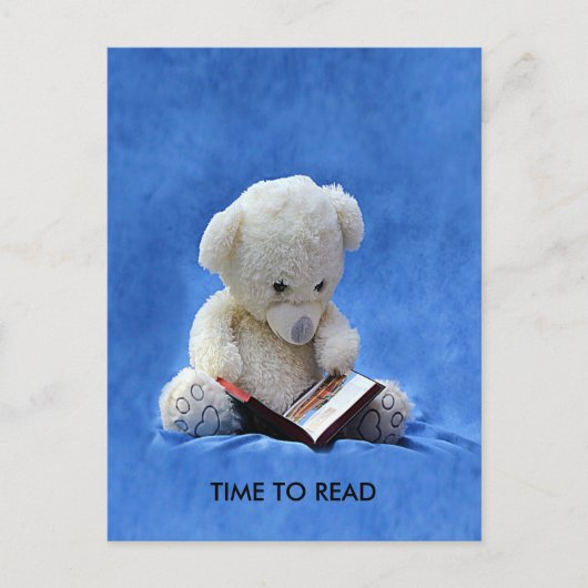 Teddy Bear Time to 読 Postkage, ZKOA ポストカード (正面)