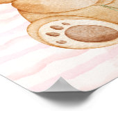 Teddy bear wall art poster My Princess ポスター (角)