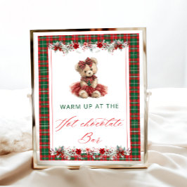 Teddy Bear Warm up at the Hot Chocolate Bar ポスター
