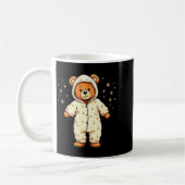 Teddy Bear Wearing Pajamas コーヒーマグカップ (左)