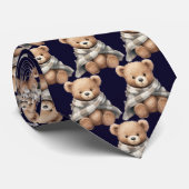 Teddy Bear with Blankie Neck Tie ネクタイ (ロール)