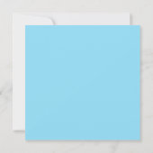 Teddy Bear with blue balloo Baby shower Invitation 招待状 (裏面)