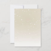 Teddy Bear with Blue Balloons Thank You Card 招待状 (裏面)