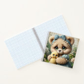 Teddy Bear with Chick, by Natasha Us   ノートブック (内部)