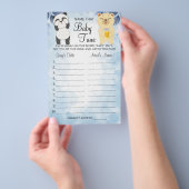 Teddy Bearsそのベビーチューニングシャワーゲームカード チラシ (ハンドル)