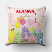 Teddy Bears誕生日を祝うピンク クッション (正面)