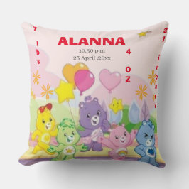 Teddy Bears誕生日を祝うピンク クッション