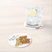 Teddy bears ラウンドペーパーコースター (インサイチュ)