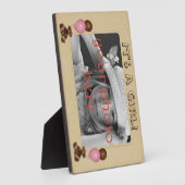 Teddy Bears Balloons 5 x 7 Photo Graph with Easel フォトプラーク (側面)