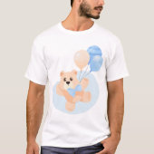 Teddy Bears' Gender Reveal, baby shower Tシャツ (正面)