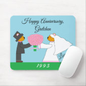 Teddy Bears Getting Marks：記念日 マウスパッド (マウス)