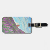 Teddy Bears in Lavender Field – Soft Pastel Painti ラゲッジタグ (正面横)