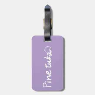 Teddy Bears in Lavender Field – Soft Pastel Painti ラゲッジタグ