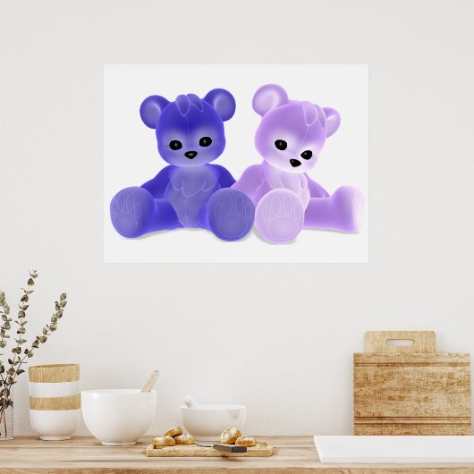 Teddy Bearz Poster ポスター (キッチン)