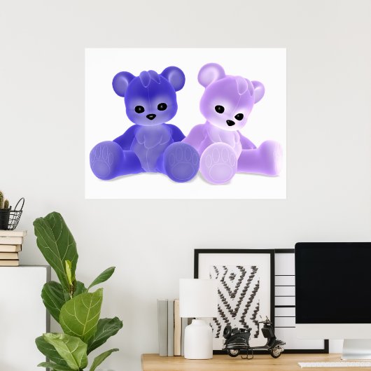 Teddy Bearz Poster ポスター (ホームオフィス)