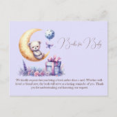 Teddy Blue Bear我々は心から待つことができる ポストカード (正面)