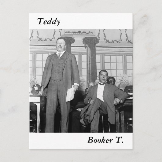 Teddy & Booker T.、1900年代初期 ポストカード (正面)