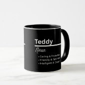 Teddy Boy Name Definition Personalized Mug マグカップ (正面右)