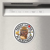 Teddy Loves PI Sleuting for Honey マグネット (インサイチュ (食洗機))