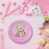 Teddy mit Ball  pappteller ペーパープレート (パーティー)