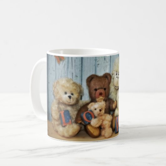 Teddy mit Freunde コーヒーマグカップ (正面左)
