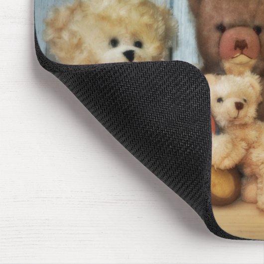 Teddy mit Freunde マウスパッド (コーナー)
