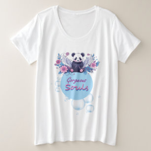 teddy,pink,cute,かわいらし,trend,angel,art,nice,women プラスサイズTシャツ