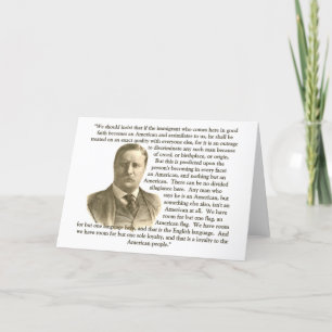 Teddy Rooseveltの引用文 カード