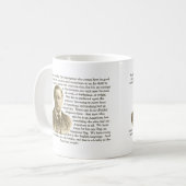Teddy Rooseveltの引用文 コーヒーマグカップ (正面左)