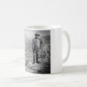 Teddy Rooseveltの氷河ポイントヨセミテの谷カリフォルニア コーヒーマグカップ (正面右)