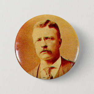 Teddy Roosevelt -ボタン 缶バッジ