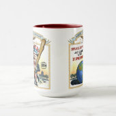 Teddy Roosevelt 1904のキャンペーンマグ マグカップ (中央)