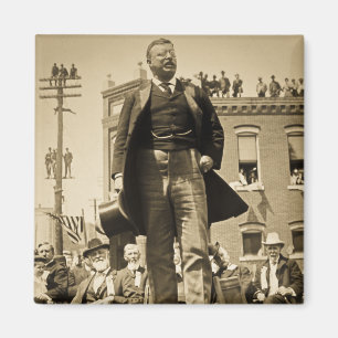 Teddy Roosevelt 1905年のStereoviewカードヴィンテージ マグネット