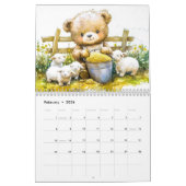 Teddy’s Farm Life – Country Calendar 2026 カレンダー (2月 2026)