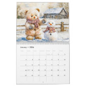 Teddy’s Farm Life – Country Calendar 2026 カレンダー (1月 2026)