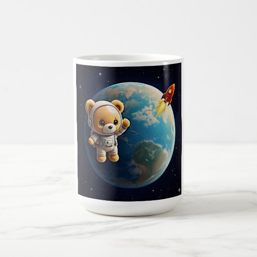 Teddy Space Adventure コーヒーマグカップ (中央)