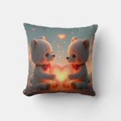 Teddy Time Together -  クッション (正面)