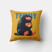 Teddy Vintage Graphic クッション (裏面)