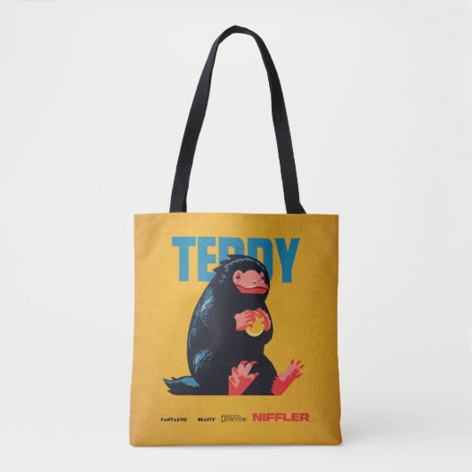 Teddy Vintage Graphic トートバッグ (正面)