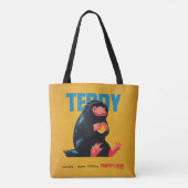 Teddy Vintage Graphic トートバッグ (裏面)