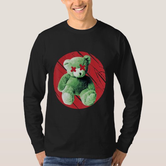 Teddy What Horror Murderous Teddy Bear What Tシャツ (正面)