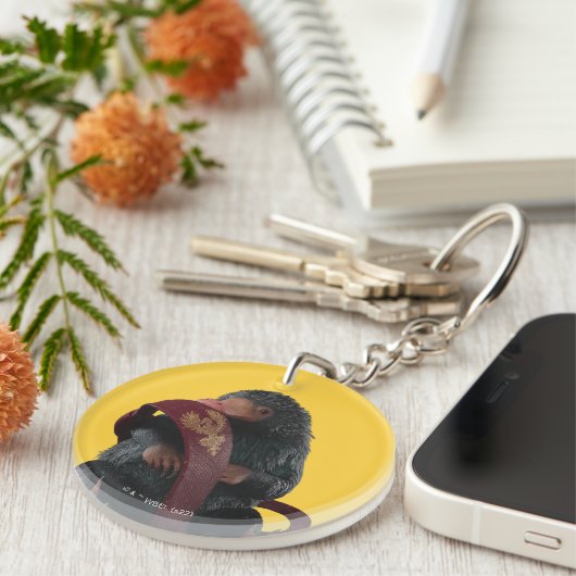 Teddy With Tie Graphic キーホルダー (正面右)