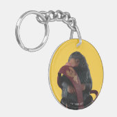 Teddy With Tie Graphic キーホルダー (正面左)