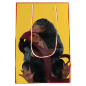 Teddy With Tie Graphic ミディアムペーパーバッグ (裏面)