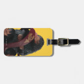 Teddy With Tie Graphic ラゲッジタグ (正面横)