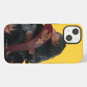 Teddy With Tie Graphic iPhoneケース (裏面横)