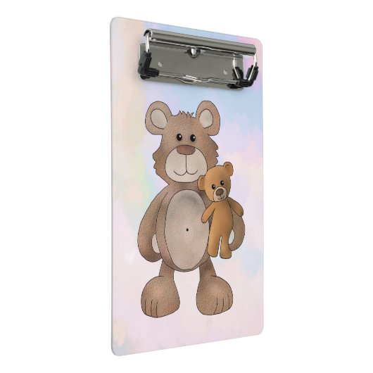 Teddybär  ミニクリップボード (アングル)