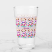 Teddybär Wasserfarben Pastell タンブラーグラス (裏面)