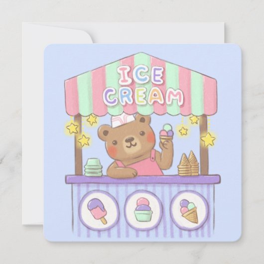 Teddy's Ice Cream Parlor カード (正面)
