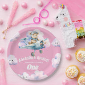 Teddy's Sky-High Soiree:最初の誕生日 ペーパープレート (パーティー)
